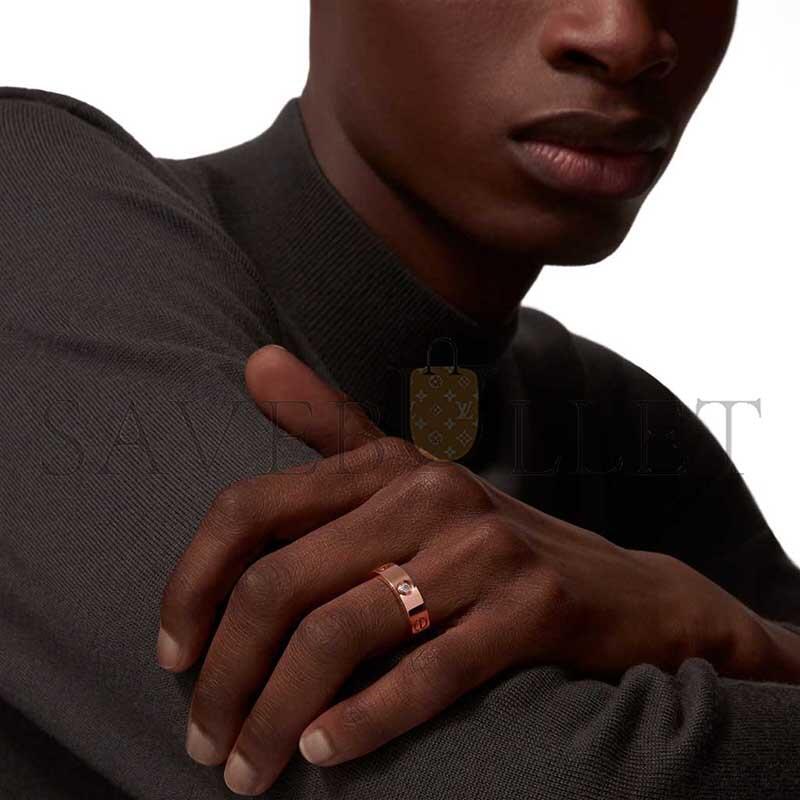 CARTIER LOVE RING, CLASSIC MODEL, 3 DIAMONDS CRB4087500